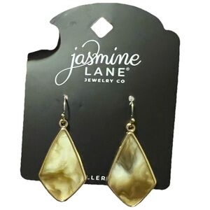 Elegant Marble Dangle Earrings